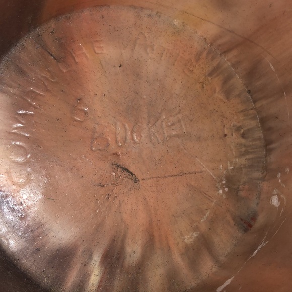 Hand made art pottery. Comanche pottery east 6” bucket. Mississippi mud - Picture 5 of 5